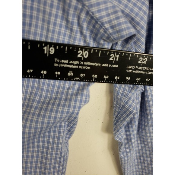 Susan Bristol Womens XL Blue Button Up Shirt Vintage Cotton blend - Picture 4 of 9